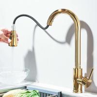 Rociador extraíble de agua fría y caliente de níquel cepillado para grifo de fregadero de cocina - details 12