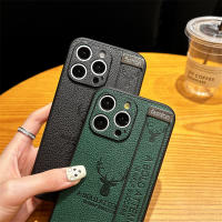 Funda de Teléfono de Cuero Sintético con Correa para iPhone Diseño Minimalista Protección de Cámara - details 4