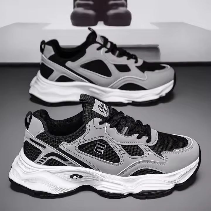 Zapatos de papá Retro, zapatos informales viejos para hombre, nuevas zapatillas transpirables antideslizantes absorbentes de golpes, zapatos deportivos para correr para papá - 1