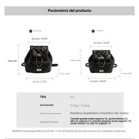 Nuevo Bolso De Estudiante Elegante Y Sencillo, Bandolera Multifunción De Alta Gama, Mochilas De Mujer Con Cadena De Diamantes - details 0
