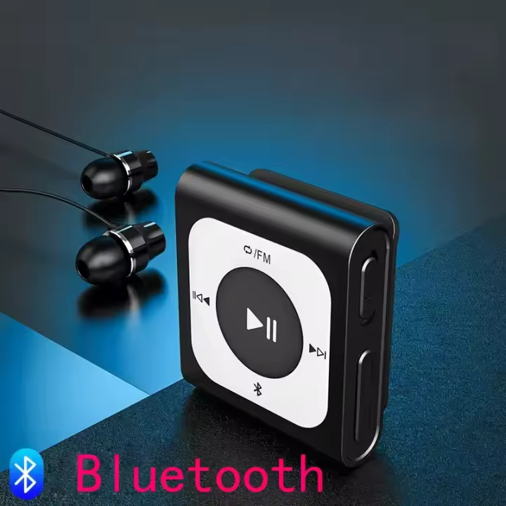 RUIZU-reproductor de música X66 Sportmp3, Mini podómetro, bluetooth, walkman, altavoz - 1