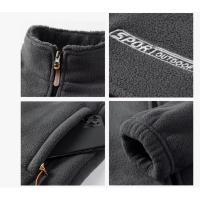 Chaqueta de lana gruesa y cálida para hombre, abrigo de cuello alto a la moda, chaqueta clásica informal de concha suave, otoño e invierno, 2024 - details 1