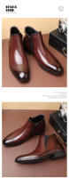 Botas cortas informales británicas para hombre Botas para hombre de gran tamaño - details 5