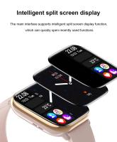 Reloj inteligente AMOLED 2024 para mujer y niña, pantalla completamente táctil, notificaciones de WhatsApp, Bluetooth, llamada, regalos exquisitos, 390x450 - details 15