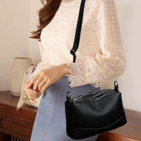 Bolso de cuero PU para mujer, bandolera suave de diseñador, de gran capacidad, de lujo, a la moda - details 7