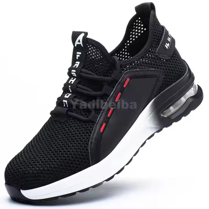 Zapatos de trabajo, botas de seguridad con punta de acero transpirables, zapatos de trabajo de seguridad ligeros para hombres y mujeres, zapatillas de trabajo masculinas, calzado de seguridad - 1