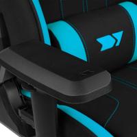 DR110 - Silla Gaming Profesional, Tejido Tejido Alta transpirabilidad, reposabrazos 4D, Ruedas silenciosas, pistón Clase 4, inclinación, cojín Lumbar y Cervical, Color Negro - details 34