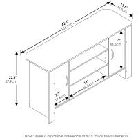 Mueble para TV y Centro de Entretenimiento, Blanco - details 7