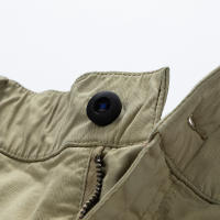 Pantalones Cargo para Hombres CHAIFENKO Color Sólido, Ajuste Suelto, Múltiples Bolsillos, Forza Elástica con Cordón - details 10