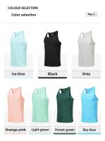 Camiseta de maratón para, camiseta deportiva, camiseta sin mangas para, ropa de gimnasio, camiseta de entrenamiento deportivo - details 4