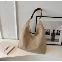 Bolso de hombro de gamuza de gran capacidad para mujer, bolso de viaje informal Simple, bolsos Retro, Otoño e Invierno - details 39