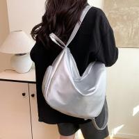 Bolso de hombro de Color sólido a la moda, cremallera del bolso, bolso cruzado de cuero de PU, mochila impermeable para mujer, mochila de viaje - details 10