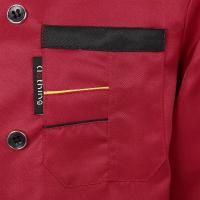 Ropa de Chef de manga larga, uniforme de cocina para restaurante, abrigo de Chef para hombres y mujeres, chaquetas de trabajo de camarero, uniforme profesional general - details 69
