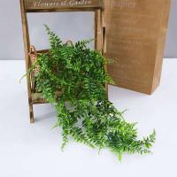 Enredadera persa artificial, colgante falso de helechos de Boston, fondo de pared de vid de plástico verde, decoración de jardín de boda - details 3