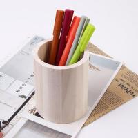 Simplicity-contenedor de lápices de oficina, organizador de oficina, papelería, soporte de madera para bolígrafos, caja de almacenamiento, portalápices - details 8