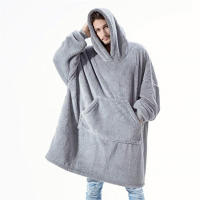 Sudadera De Punto De Lana Doble Cara Para Mujer Y Hombre Abrigo Cálido Con Bolsillos Grandes Estilo Básico De Invierno - details 4