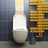 Escobillas de Baño antideslizantes, Escobilla de plástico WC, Mango de Cepillo de Baño, Cerdas Flexibles de Inodoro - details 5