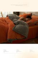 Juego de Ropa de Cama con Forro de Cama Lujo Invierno Cálido Grosor Individual Doble Par Tapete Funda de Edredón Juego de Fundas de Almohada - details 10