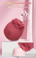 Consolador sexual de succión de rosas para mujer, vibrador Anal 3 en 1 de empuje para punto G, estimulador femenino, huevo vibrador, juguetes para adultos - details 11