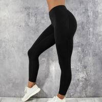 Mallas de gimnasio para mujer, pantalones de Yoga con bolsillos, pantalones elásticos para correr, ropa deportiva de talla grande - details 11
