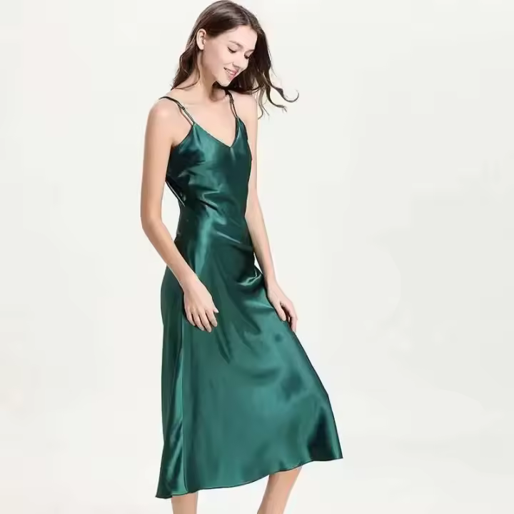Roba Larga de 2 Piezas Ouwu Kimono Ence con Agujero, Pijama de Cuello en V, Ropa Casual de Primavera Política de Devolución Aceptable - 1