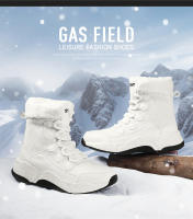 Botas de nieve, zapatos de algodón cálidos, engrosados de terciopelo para mujer, impermeables y antideslizantes - details 10
