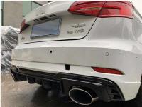 2 uds Audi RS3 RS4 RS5 RS6 RS7 doble punta interior para S3 S4 S5 S6 sistema de escape silenciador tubo de escape - details 3