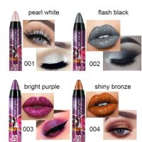 Lápiz de sombra de ojos de 36 colores, 2 en 1 lápiz de labios, no se emborrona fácilmente - details 5