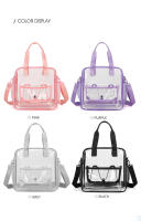Bolso de hombro tipo bandolera transparente de PVC para natación y playa, gran capacidad, impermeable, para verano, Fitness, Yoga, bolso deportivo - details 10