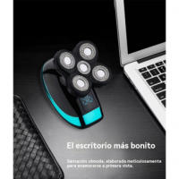 Afeitadora Eléctrica de Cinco Hojas Autoservicio de Cabeza Recargable Impermeable - details 6