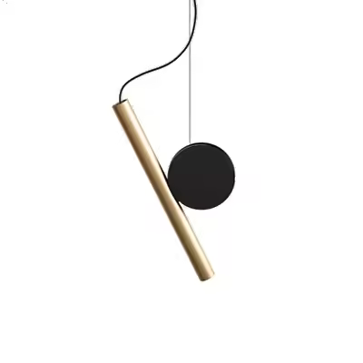 Lámpara colgante nórdica minimalista Zen creativa, barra de cabecera de dormitorio, pequeña luz colgante - 1