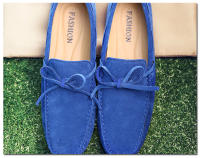 Zapatos planos de cuero de ante de vaca para hombre, mocasines informales de alta calidad, para conducir, novedad - details 20