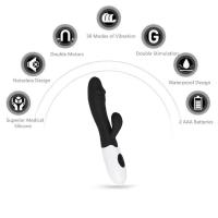 Vibrador de Conejo Leten Estimulador de Clítoris y Punto G Silicona Dildo para Masaje Vaginal - details 4