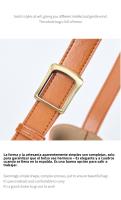 Bolso de hombro vintage de cuero genuino para mujeres, bolso tipo cubo de alta gama, bolso cruzado de piel de vaca de capa superior, bolso cruzado para mujeres - details 26