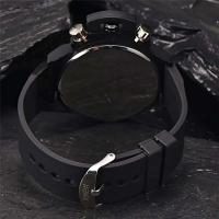 Relojes de diseño único para estudiantes de lujo de primera calidad, relojes de pulsera de cuarzo con calendario informal de moda para hombres y niños, reloj de pulsera negro Montre Homme 2024 - details 2