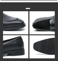 Mocasines, zapatos sin cordones, zapatos formales sin cordones de estilo británico, zapatos de hombre - details 6