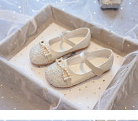 Zapatos de cristal agua pequeños zapatos de cuero zapatos de niños suela suave con vestido - details 9