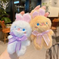 Llavero de conejito lindo de moda muñeca de juguete de peluche muñeca de adornos colgantes - details 4