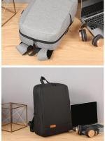 Mochila de negocios para hombre, accesorio sencillo de carga USB, ligera, para viaje, 1 paquete de 15,6 pulgadas - details 38