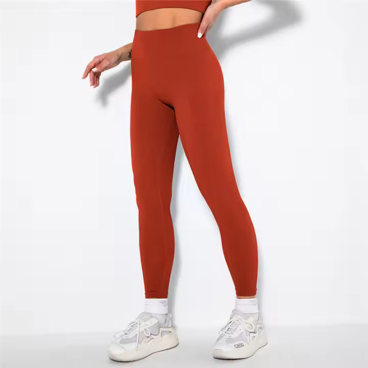 Pantalones de yoga para mujer, deportes para leggings de entrenamiento para correr sin costuras - 1