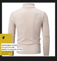 Suéter informal para hombre y mujer, jersey de cuello alto, ajustado, tejido, cómodo, Primavera - details 3