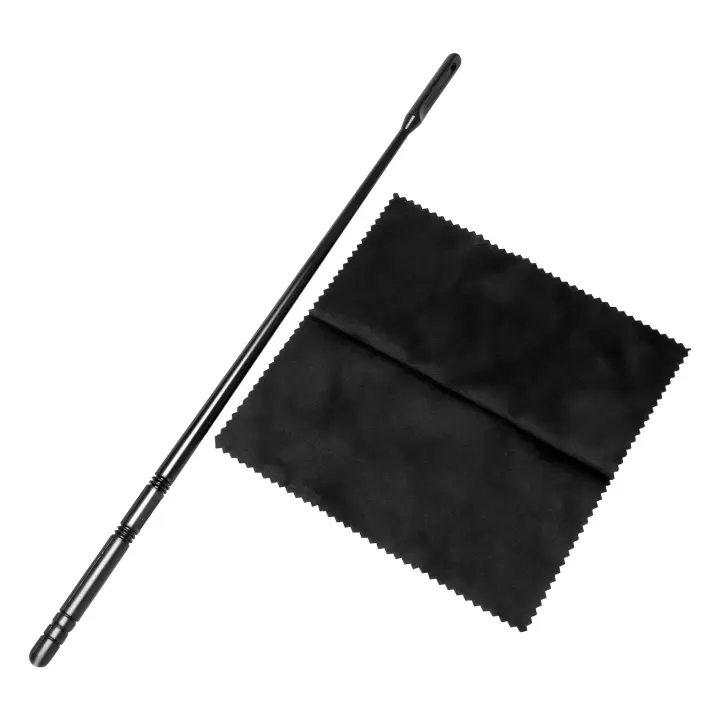 Accesorios de limpieza de instrumentos de viento de madera, palos para varilla de limpieza de flauta con paño para Kit de limpieza de flauta - 1