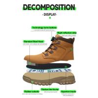 Botas de Seguridad Impermeables para Hombres Botas de Trabajo Indestructibles con Punta de Acero - details 10