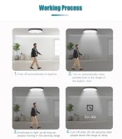 Lámpara de Techo LED con Sensor de Movimiento PIR Luz Nocturna 15/20/30/40W 110V/220V para Casa Cocina Pasillo Material Plástico Color de Bombilla Blanco Efectos de Luz Ahorro de Energía - details 1