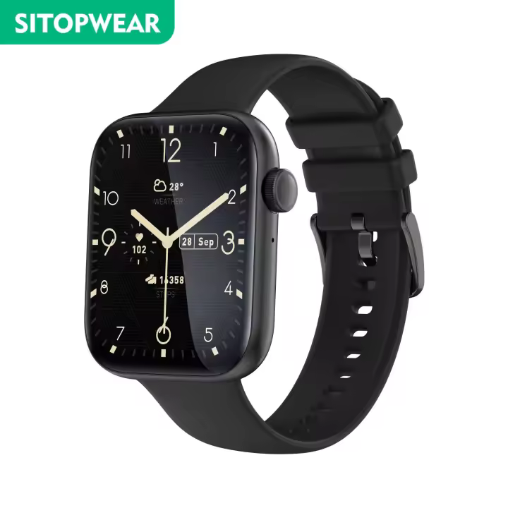 Reloj Inteligente Hombres Mujeres, Reloj Inteligente SANLEPUS con Pantalla HD de 2.01", Llamadas Bluetooth, Notificaciones, Más de 100 Modos Deportivos, Frecuencia Cardíaca - 1
