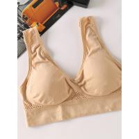 Sujetador deportivo con almohadillas incorporadas, transpirable, alta elasticidad, sin aros, perfecto para yoga, fitness, correr - details 44