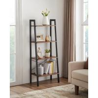 Estantería de 5 Niveles, Librería Industrial, Fácil de Montar, para Salón, Dormitorio, Cocina, Marrón Rústico y Negro LLS45X - details 48
