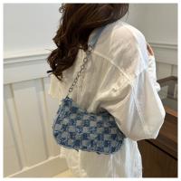 Bolso de mezclilla con gradiente de moda para mujer, bolso de hombro de gran capacidad con estrella, bolso ligero con cremallera, bolso de moda - details 9