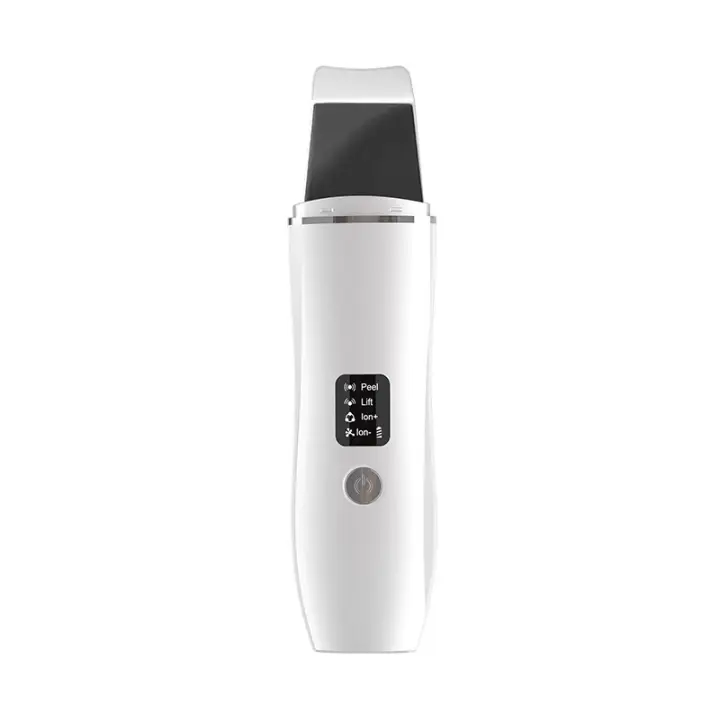 Depurador de piel, espátula ultrasónica para eliminar puntos negros con 4 modos, limpiador de poros faciales recargable por USB, extractor de comedones, eliminador de arrugas, herramientas para el cuidado de la piel para limpieza facial profunda - 1