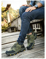 Zapatos de senderismo al aire libre para hombre, zapatillas deportivas de escalada para hombre, botas de montaña impermeables para caza táctica - details 15